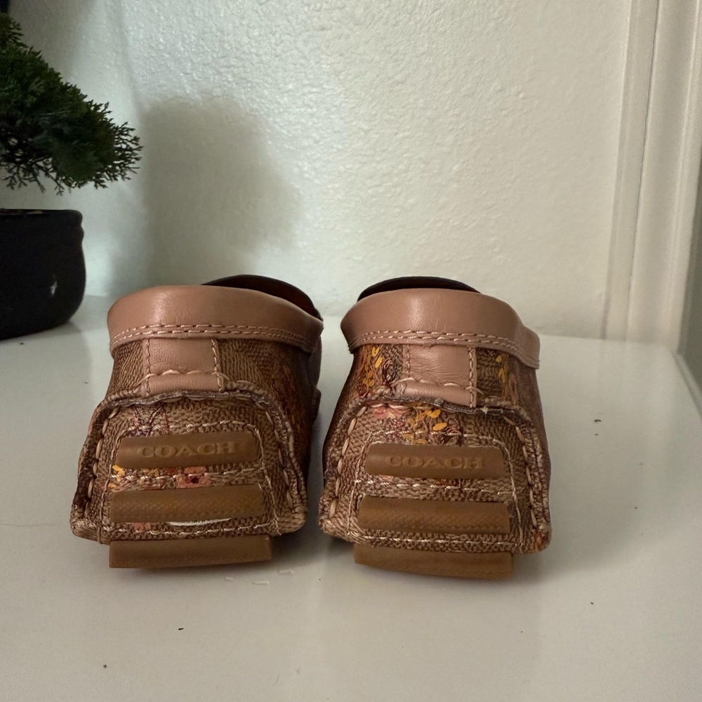 Coach Pink and Brown Loafers - Picture 5 of 8